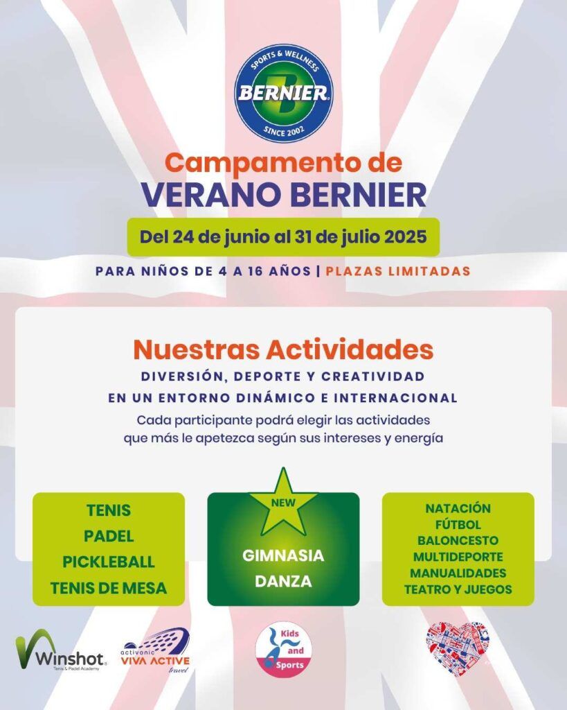 ¡Llega el Campamento de Verano Bernier 2025! 1 campamento de verano Bernier 2025