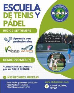 escuela de tenis y pádel